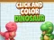 Permainan Klik dan warna dinosaur talian
