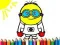 Permainan Buku Mewarna Monster Comel talian