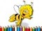 Permainan Kembali ke Sekolah: Buku Mewarna Bee talian