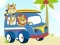 Permainan Haiwan Comel Dengan Kereta: Cari Perbezaannya talian