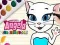 Permainan Buku Mewarnai Talking Angela talian