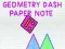 Permainan Geometry Dash Nota Kertas talian