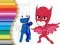 Permainan Buku Mewarna PJ Masks talian