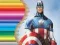 Permainan Buku Mewarnai untuk Captain America talian