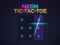Permainan Neon Tic-Tac-Toe talian