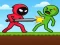 Permainan Red Stickman vs Monster School talian