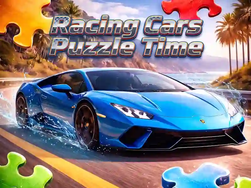 Permainan Racing Cars Puzzle Time talian