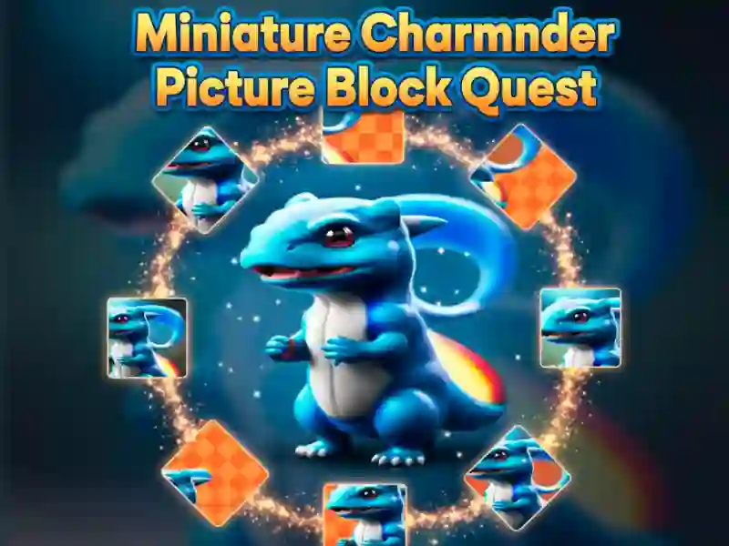 Permainan Pencarian Blok Gambar Charmander Miniatur talian