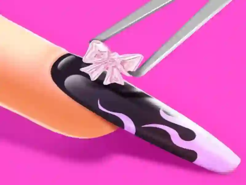 Permainan Kuku Akrilik 3D: Permainan Seni Kuku talian