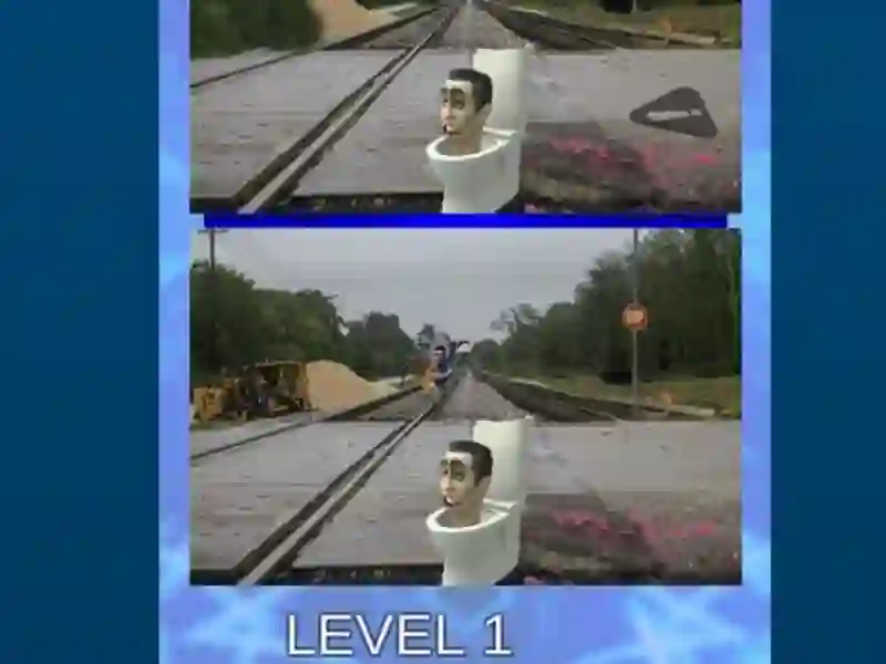 Permainan Skibidi tandas lima perbezaan 2 talian