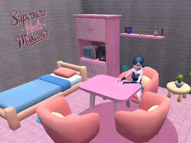 Permainan Solek Kuku Superhero talian