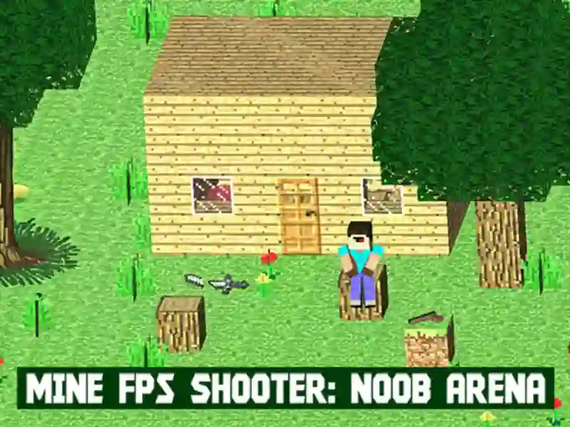 Permainan Penembak FPS saya: Noob Arena talian