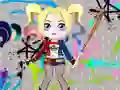 Permainan Baju Pakaian Harley Quinn Comel talian