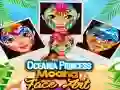 Permainan Seni muka Puteri Moana dari Oceania talian