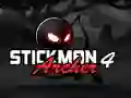 Permainan Pemanah Stickman 4 talian