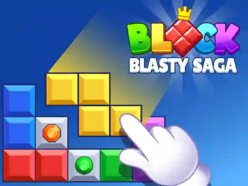 Permainan Blok Blasty Saga talian