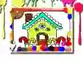 Permainan Buku Mewarna Rumah talian