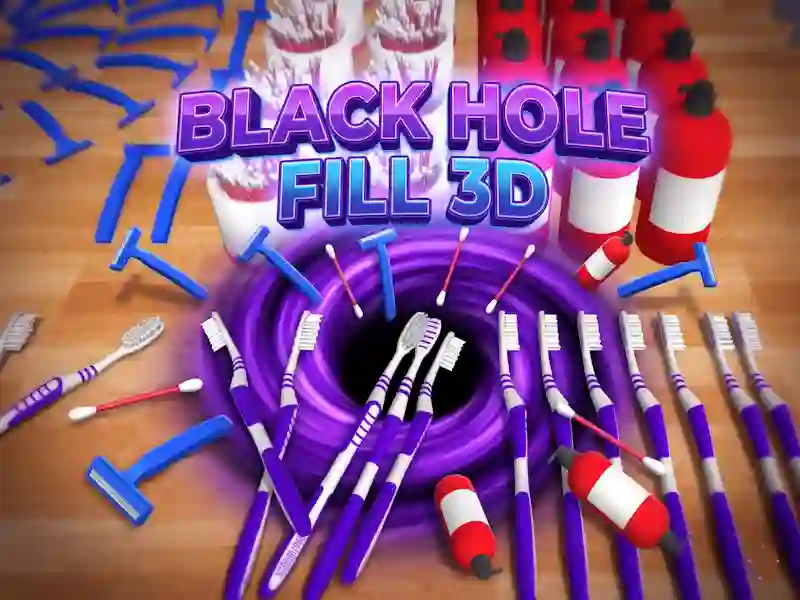 Permainan Black Hole Fill 3D talian