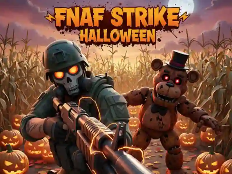 Permainan FNAF Strike Halloween talian Permainan FNAF Strike Halloween talian