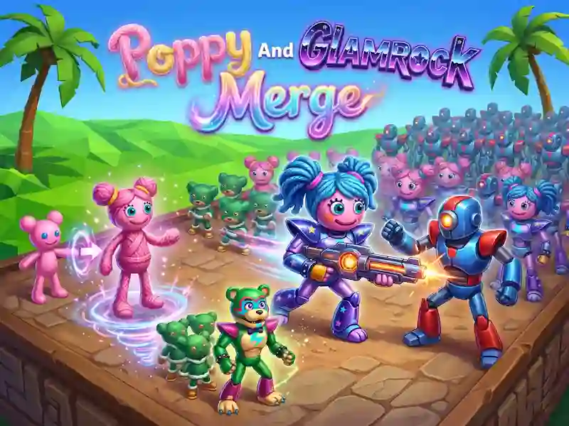 Permainan Poppy And Glamrock Merge talian