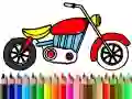 Permainan Kembali ke Sekolah: Mewarnakan Motosikal talian Permainan Kembali ke Sekolah: Mewarnakan Motosikal talian