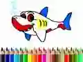 Permainan Kembali ke Sekolah: Buku Mewarna Ikan Yu talian Permainan Kembali ke Sekolah: Buku Mewarna Ikan Yu talian