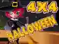 Permainan 4X4 Halloween talian Permainan 4X4 Halloween talian