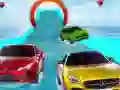 Permainan  perlumbaan kereta air talian