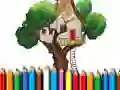 Permainan Buku Mewarna Rumah Pokok talian Permainan Buku Mewarna Rumah Pokok talian