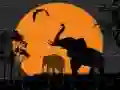 Permainan Puzzle Siluet Gajah talian Permainan Puzzle Siluet Gajah talian