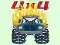 Permainan Laman Mewarna Trak Monster talian