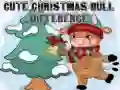 Permainan Perbezaan Lembu Krismas Comel talian Permainan Perbezaan Lembu Krismas Comel talian