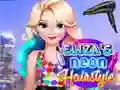 Permainan Gaya Rambut Neon Eliza talian