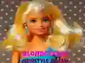 Permainan Teka-teki gaya rambut patung blonde talian Permainan Teka-teki gaya rambut patung blonde talian