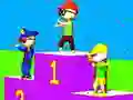 Permainan Knockout Fall Guys Perlumbaan Kerajaan 3D talian