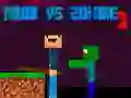 Permainan Noob vs Zombie 2 talian