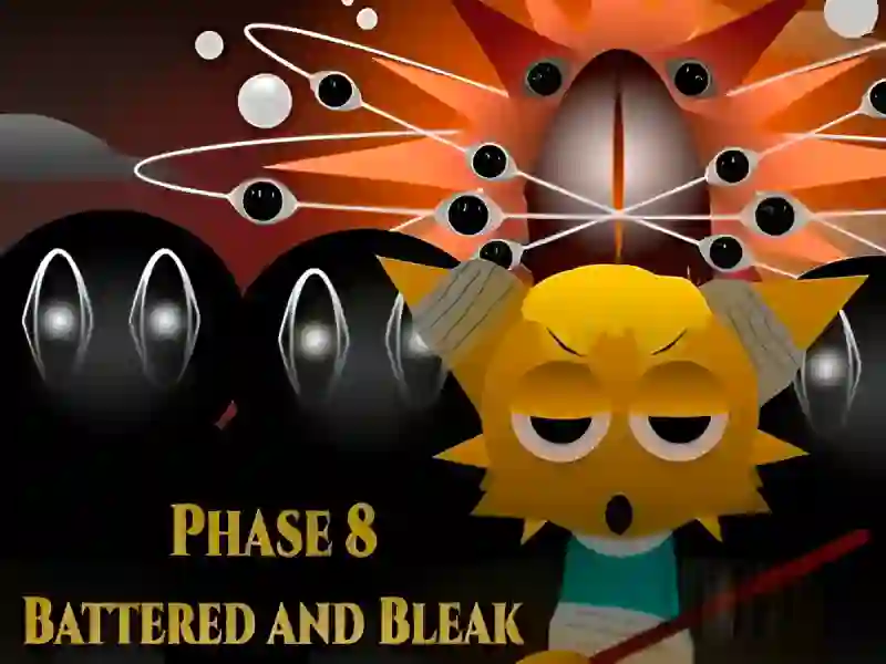 Permainan Sprunki Fasa 8: Dipukul & Suram talian