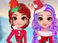 Permainan Pakaian Krismas untuk Gadis Pelangi talian Permainan Pakaian Krismas untuk Gadis Pelangi talian