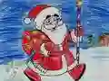 Permainan Mewarna Santa Claus talian Permainan Mewarna Santa Claus talian
