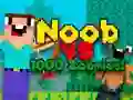 Permainan Noob vs 1000 Zombie talian