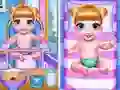 Permainan Penjagaan Bayi Kembar Baru Lahir Puteri talian Permainan Penjagaan Bayi Kembar Baru Lahir Puteri talian