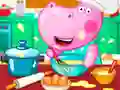 Permainan Sekolah Memasak Hippo talian