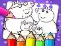 Permainan Buku Mewarna Peppa Pig talian Permainan Buku Mewarna Peppa Pig talian