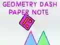 Permainan Geometry Dash Nota Kertas talian