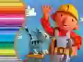 Permainan Buku Mewarna untuk Bob Pembina talian Permainan Buku Mewarna untuk Bob Pembina talian