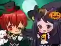 Permainan Pasangan Chibi Halloween talian Permainan Pasangan Chibi Halloween talian