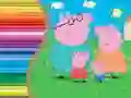 Permainan Buku Mewarna Peppa Pig talian Permainan Buku Mewarna Peppa Pig talian