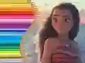 Permainan Buku Mewarna untuk Moana talian