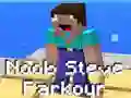 Permainan Parkour Noob Steve talian