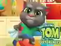 Permainan Talking Tom: Cari perbezaan talian Permainan Talking Tom: Cari perbezaan talian